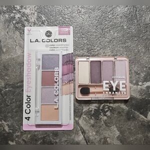 L.A. Colors & CoverGirl Eyeshadow Quads BNIB